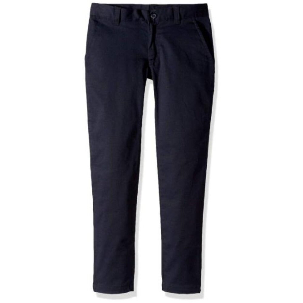 Classroom 51652A Girls Adjustable Waist Stretch Skinny Leg Pant Navy